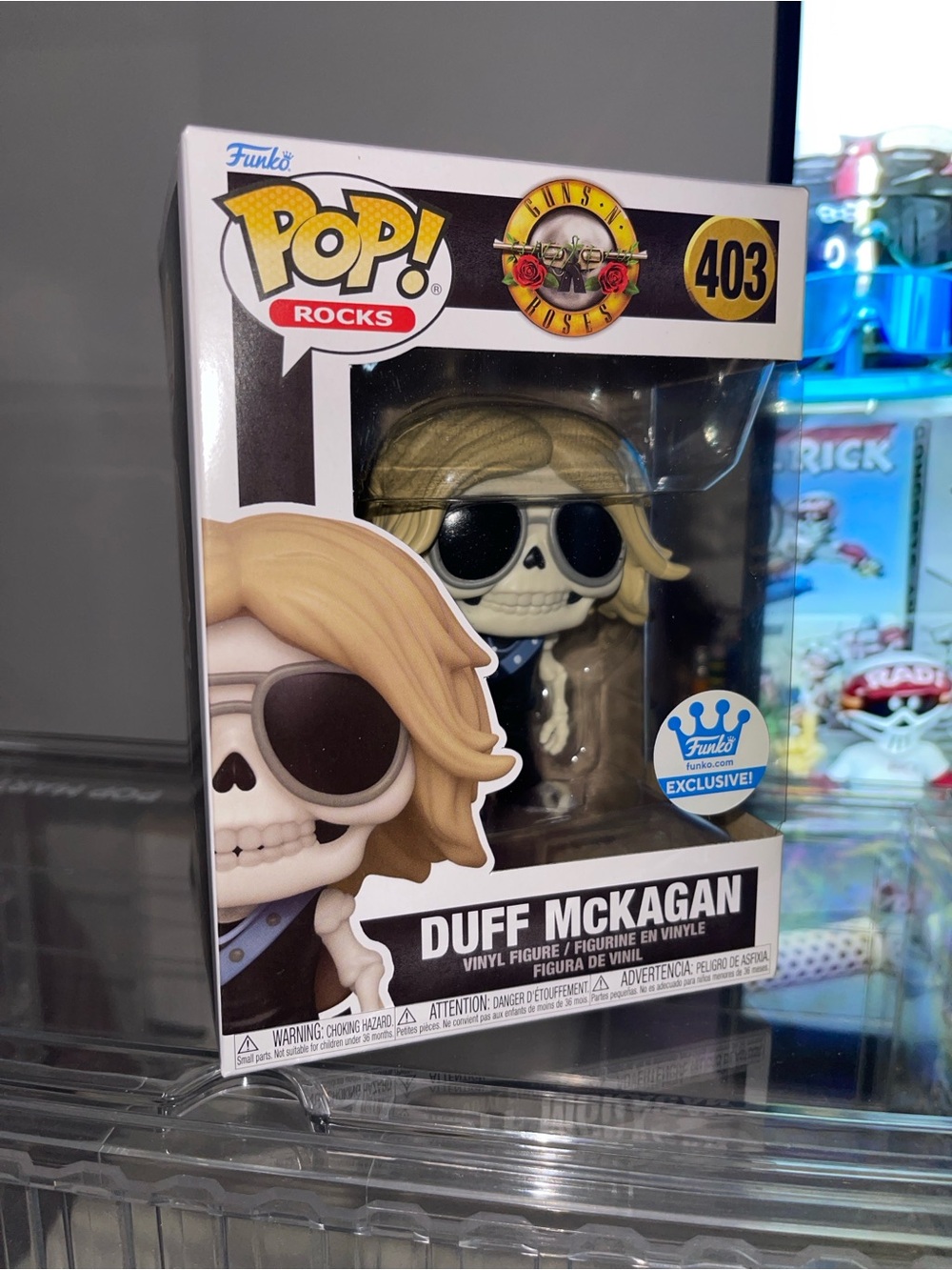 Funko Pop! Rocks Duff McKagan Vinyl Figure - Blonde, Black Sunglasses